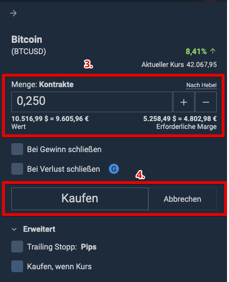 Plus500 Kryptowährungen kaufen
